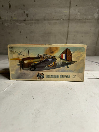 Airfix 1:72 Scale Brewster Buffalo Model Kit # 02050 Vintage