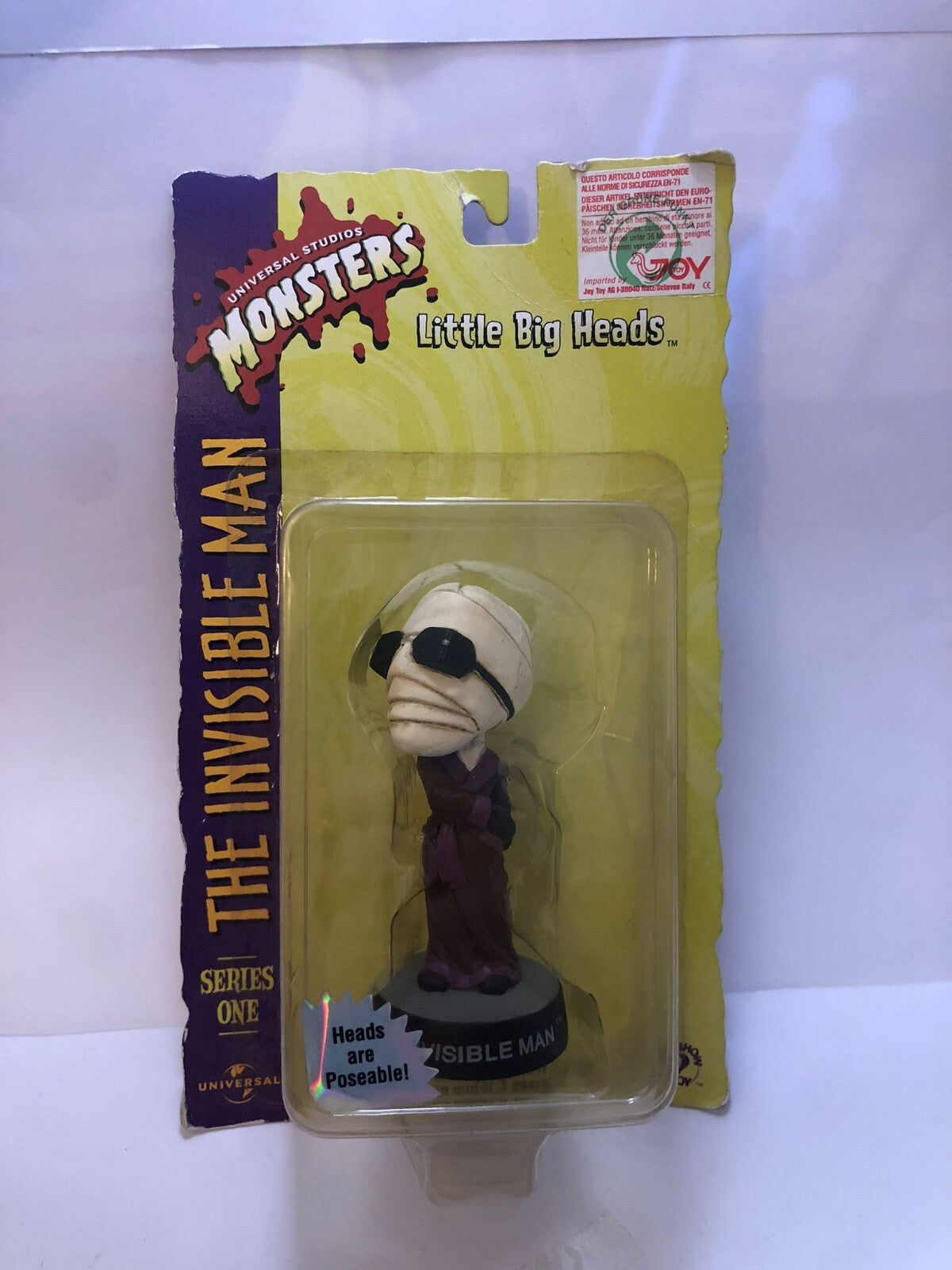 Sideshow Monsters Little Big Heads - The invisible Man - Figure - Sealed!