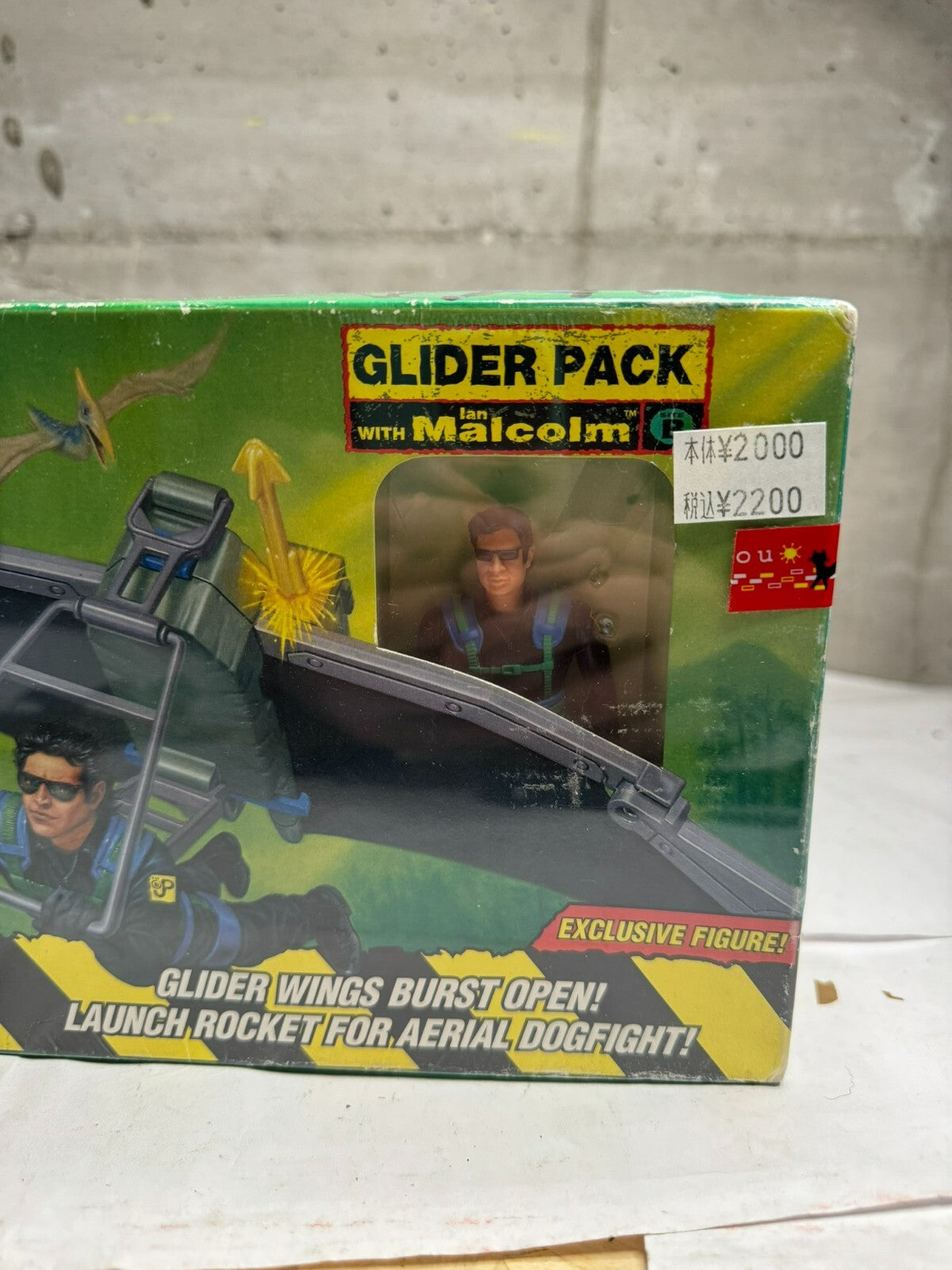 The Lost World Ian Malcom Glider Pack Jurassic Park Action Figure Aliante Kenner