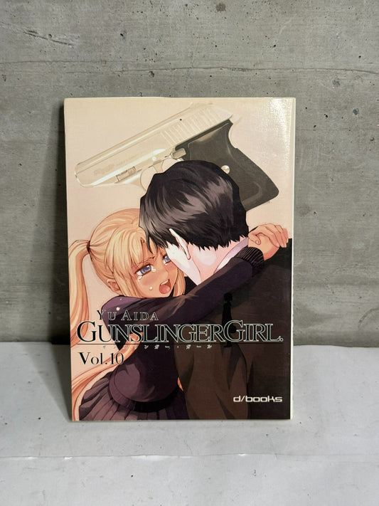 Gunslinger Girl Vol.10 Yu Aida Manga D/Books 2008 Ottimo