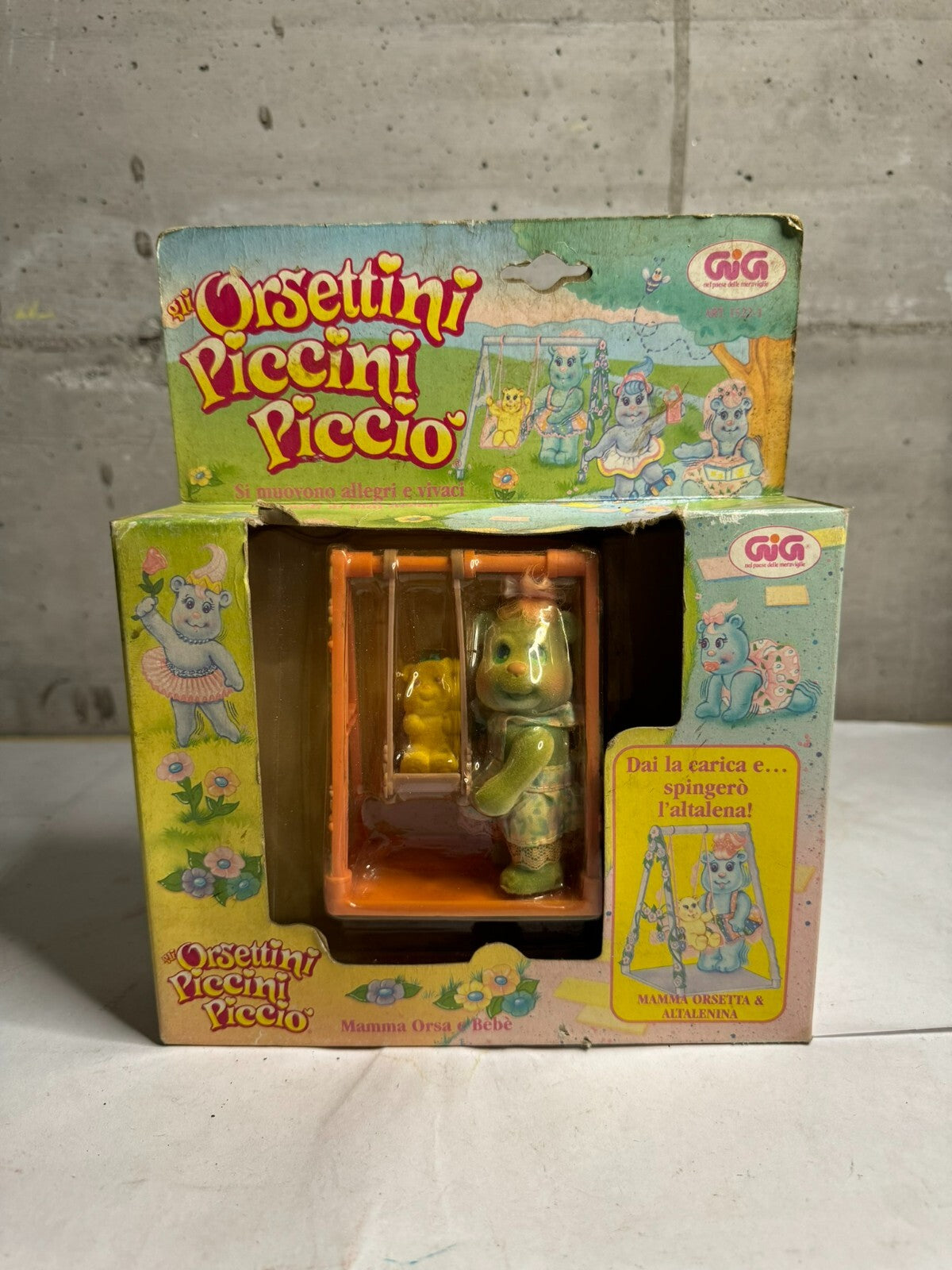 Tyco Orsettini Piccini Picciò Bitsy Bears MAMMA ORSa e bebè altalena, 1991