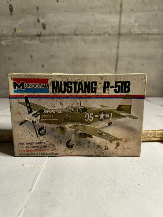 Monogram 1/72: Mustang P-51 B IMBALLO ORIGINALE 6788-0080