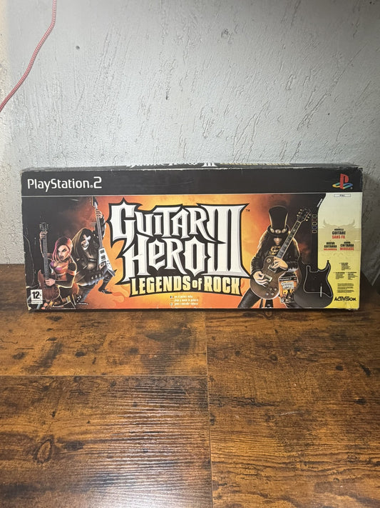 Guitar Hero III bundle PS2 completo