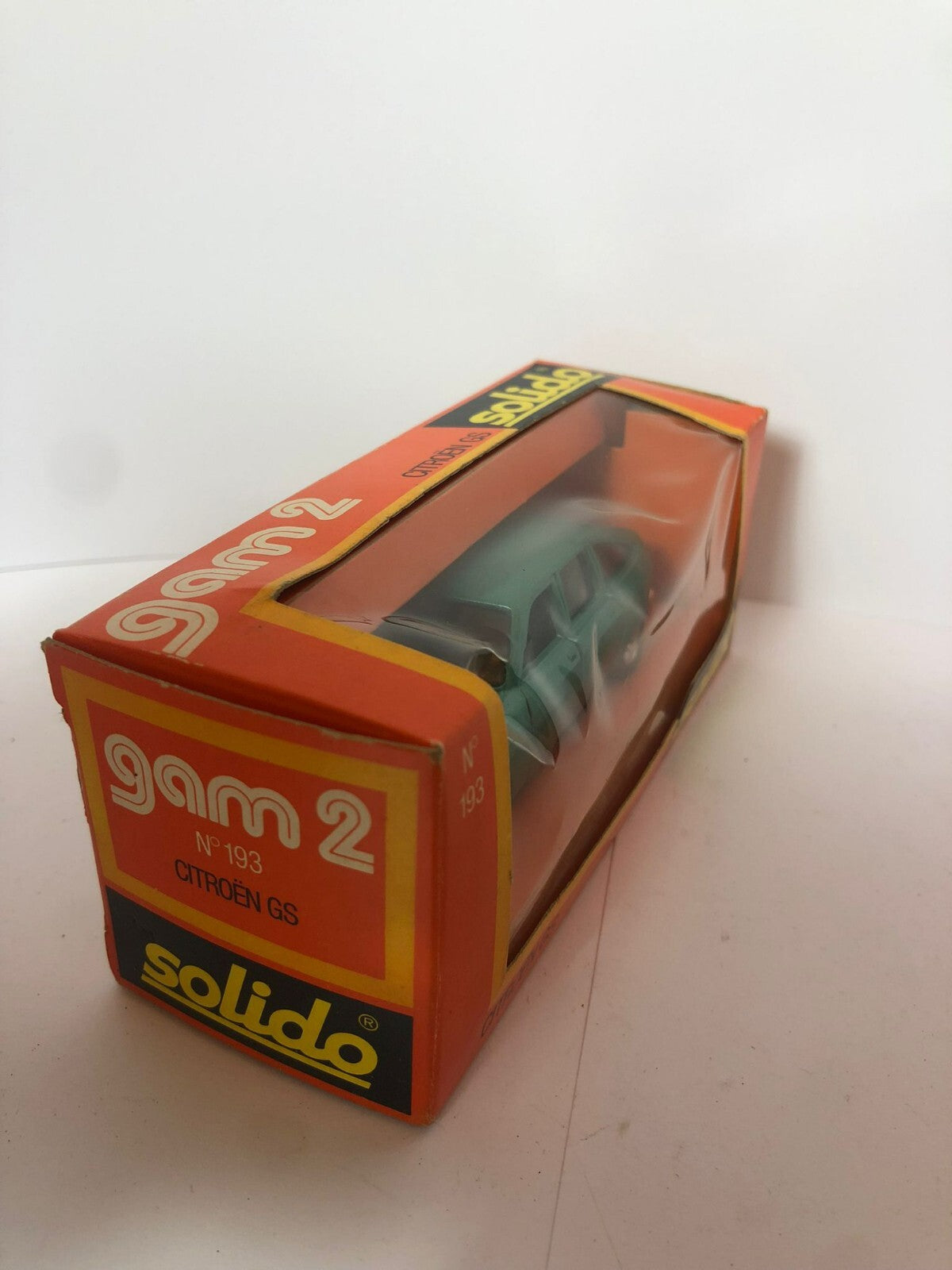 SOLIDO 193 CITROEN GS - BLUE METALLIC 1:43 very rare - VERY GOOD IN BOX