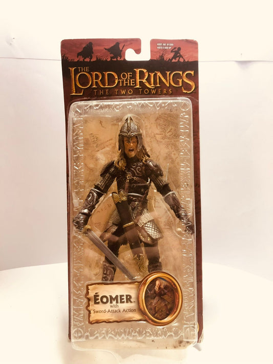 Il Signore degli Anelli Eomer Sword Attack Azione LOTR Two Towers Movie Trilogy 