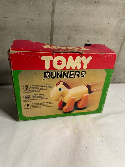Runners - giocattolo da traino vintage giocattolo cavallo figura 12 cm Tomy