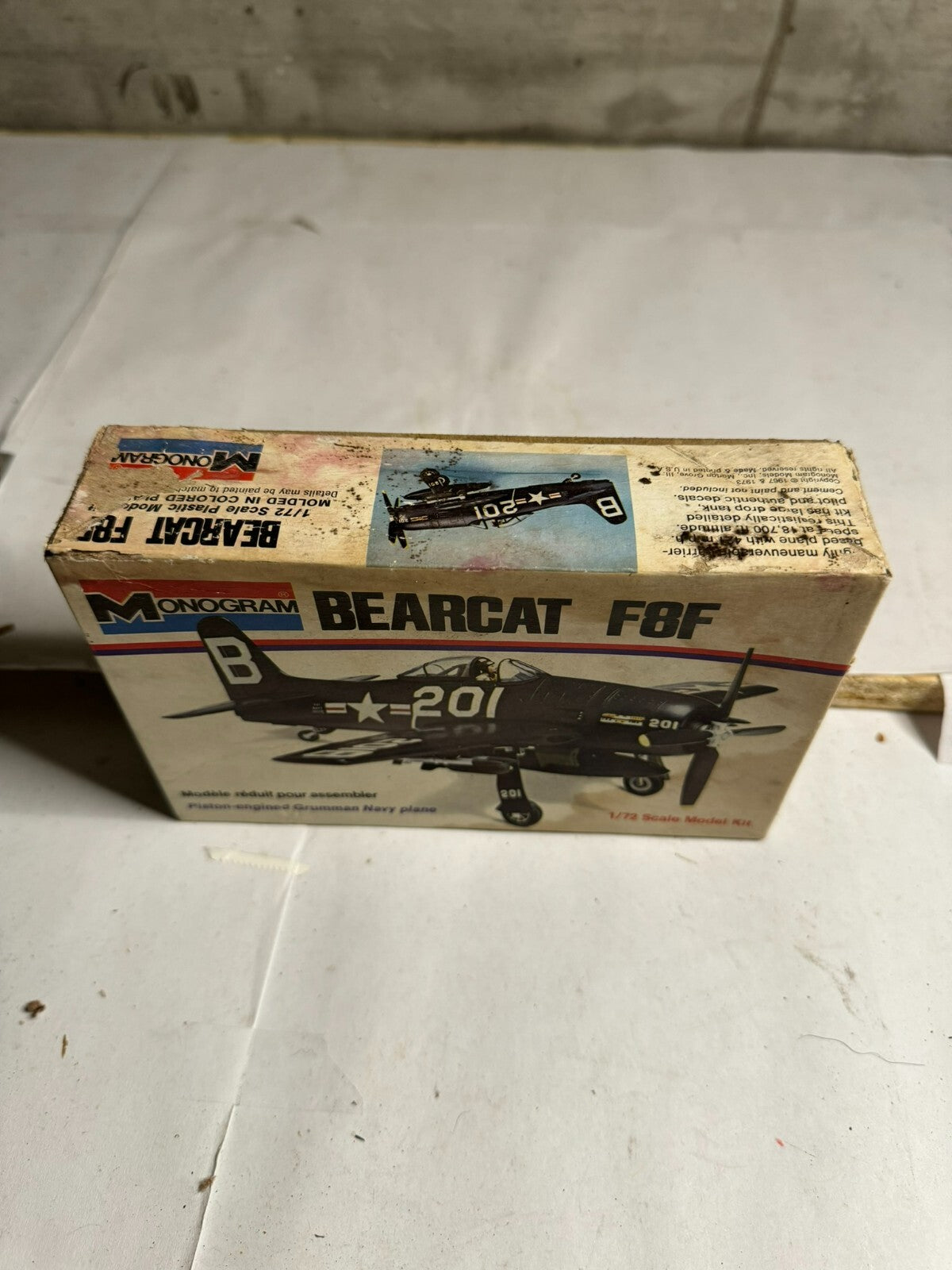 MONOGRAM    1/72   GRUMMAN F8F BEARCAT AS RARE KIT