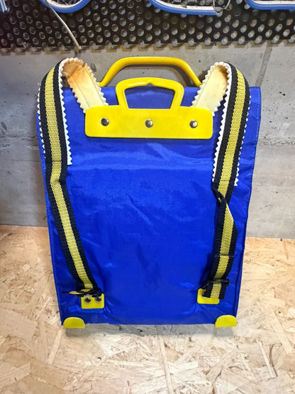 Cartella Zaino Scuola Topolino POPES style Walt Disney Vintage Anni 70 Blu