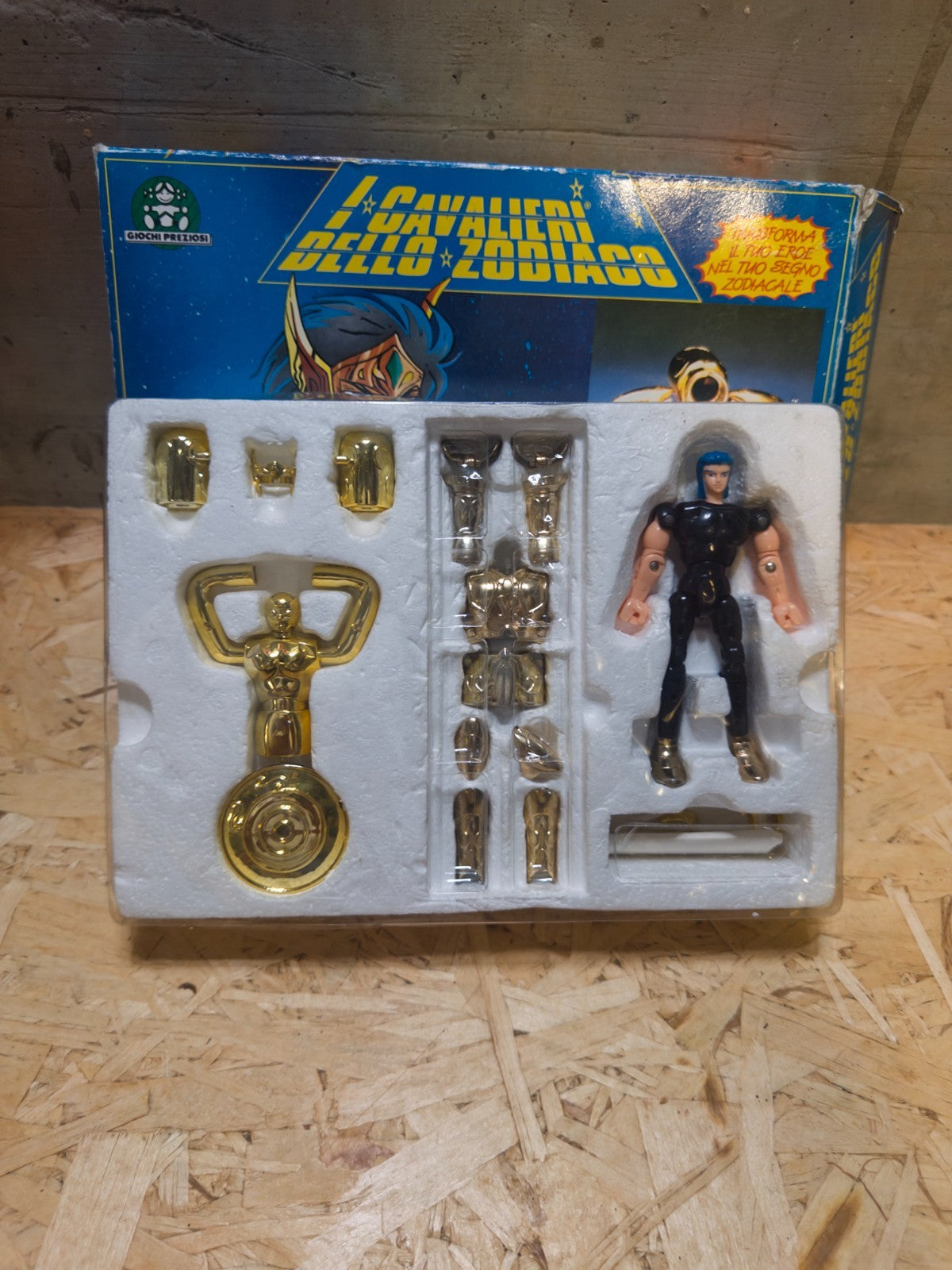 GIOCHI PREZIOSI I Cavalieri dello Zodiaco - Acquario Completo Originale 1987