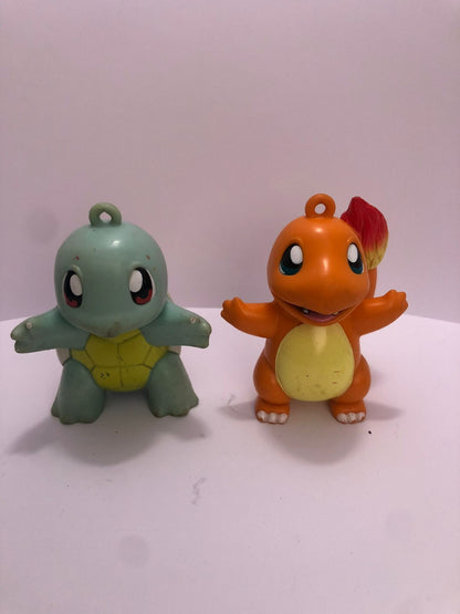 Pokemon Charmander e Squirtle Trendmasters 1999 Nintendo