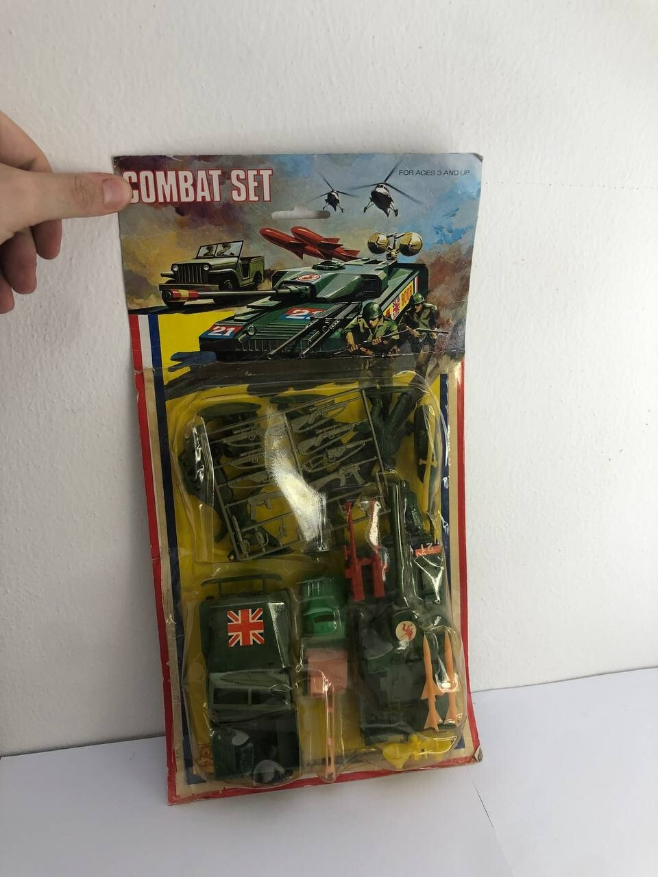 Combat Set Soldatini di plastica Made Hong Kong 