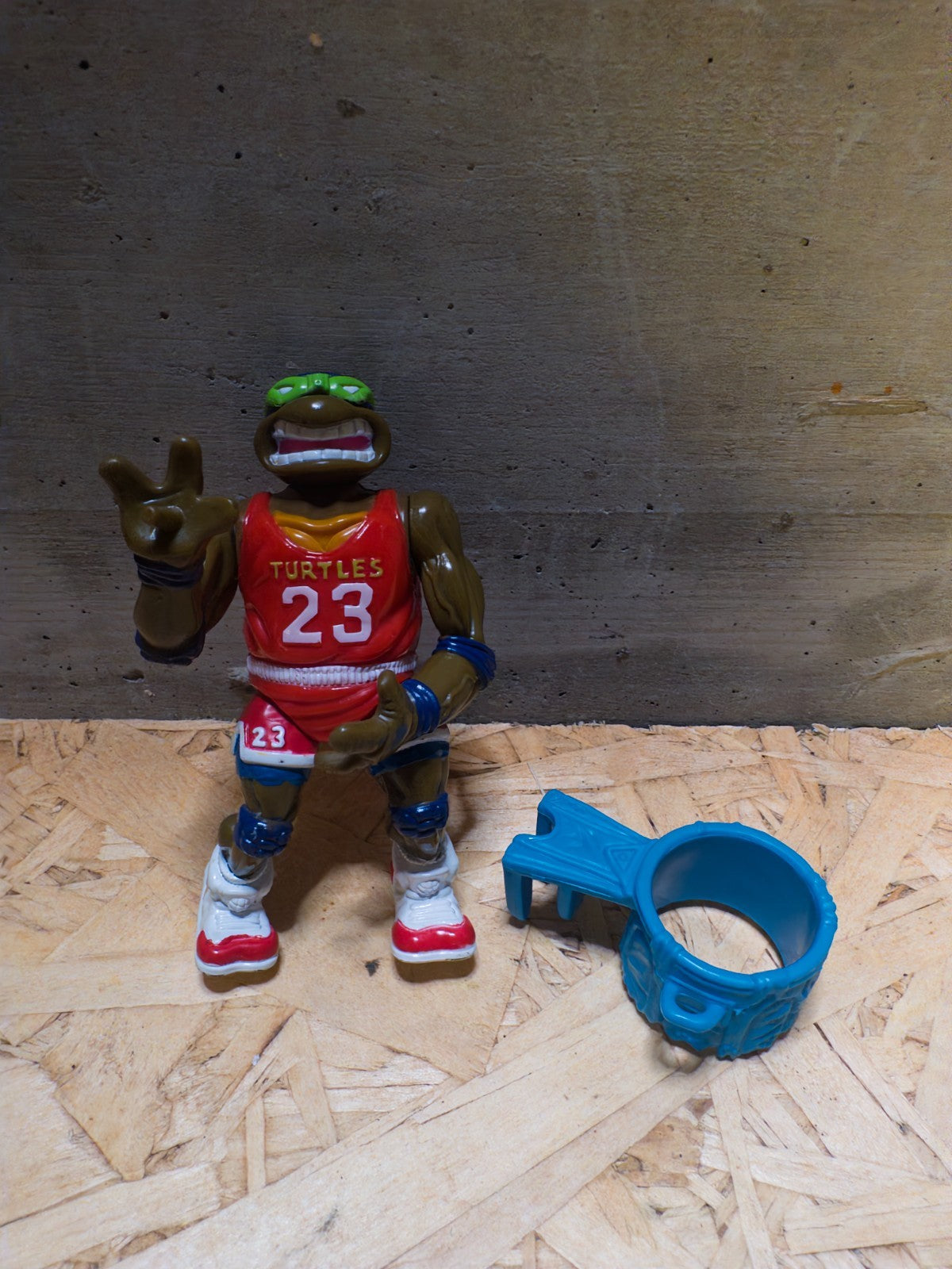 TMNT Slam Dunkin Don 1991 Donatello Air Jordan #23 Figure Vintage Variant Eu Blu
