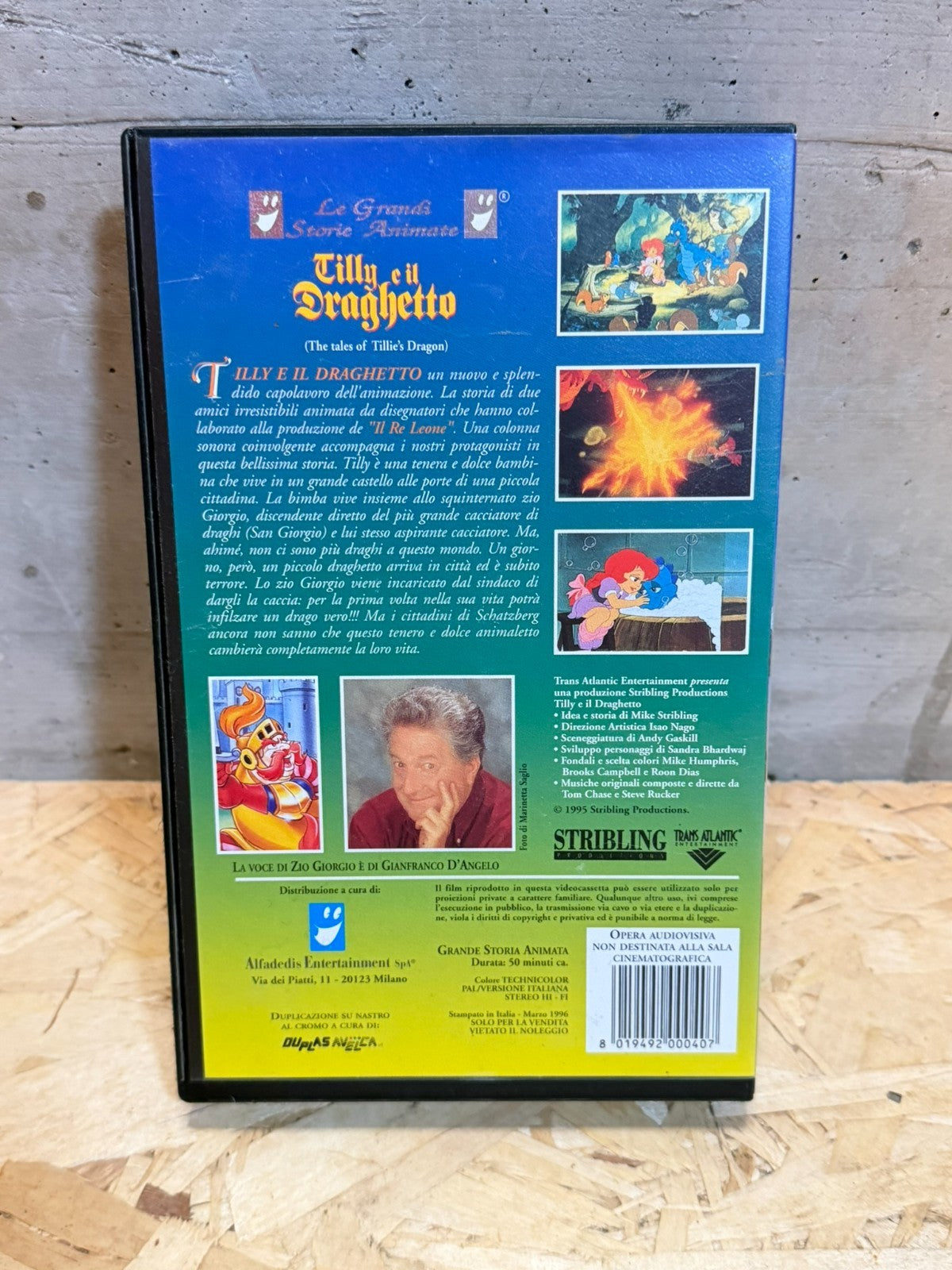 TILLY E IL DRAGHETTO  - VHS - VIDEO CASSETTA ITA
