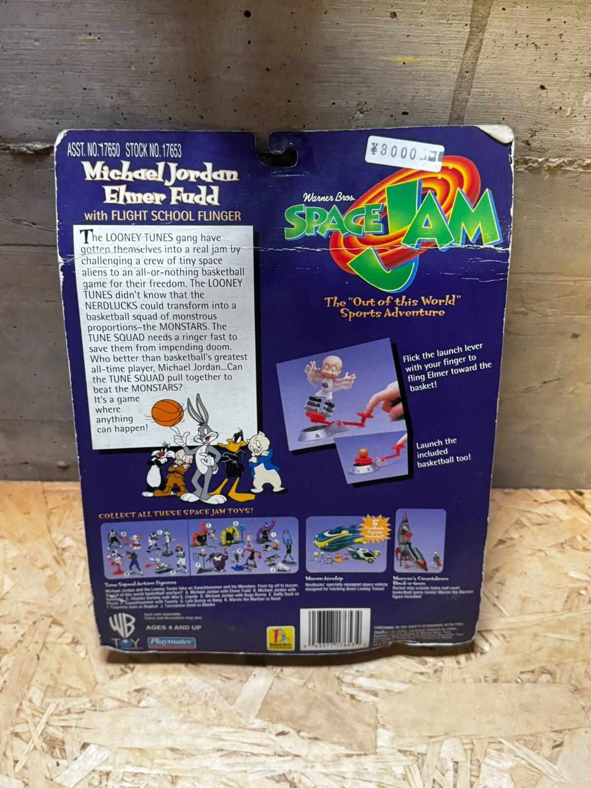 Space jam 1994 playmates toys Micheal Jordan e Elmer Fudd