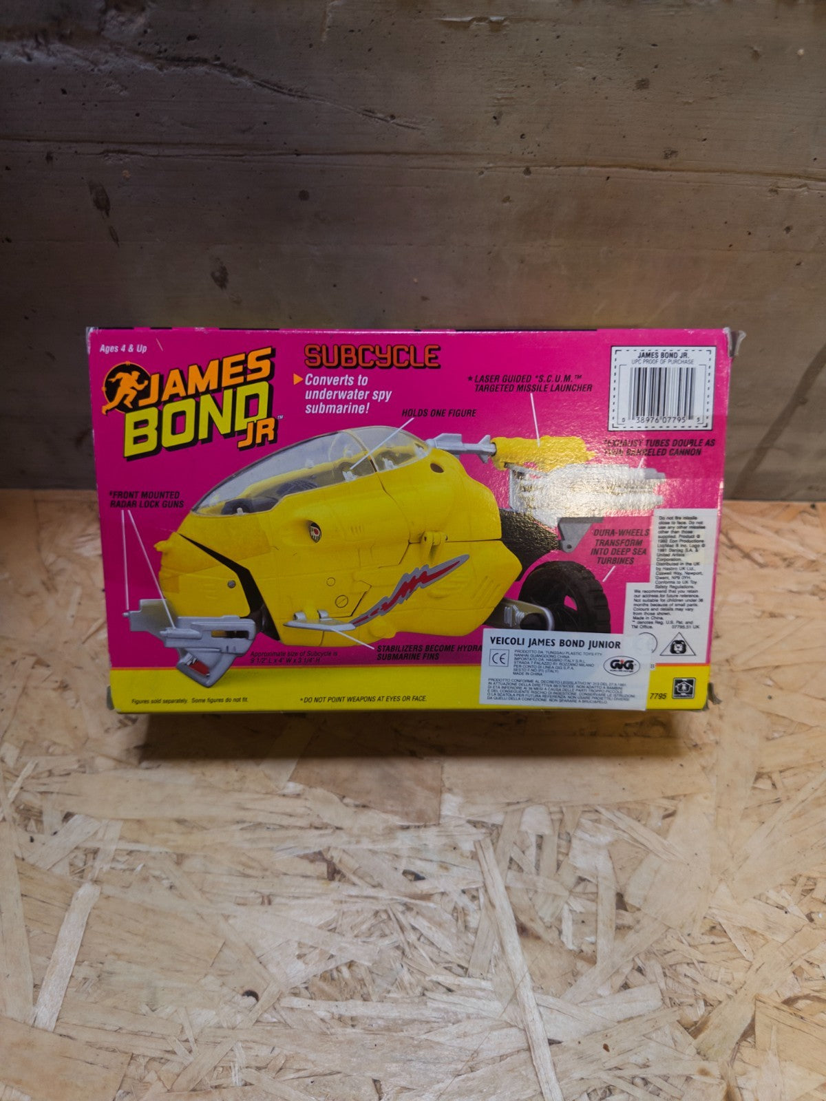 JAMES BOND JR SUBCYCLE  VEICOLI JAMES BOND JUNIOR GIG / HASBRO