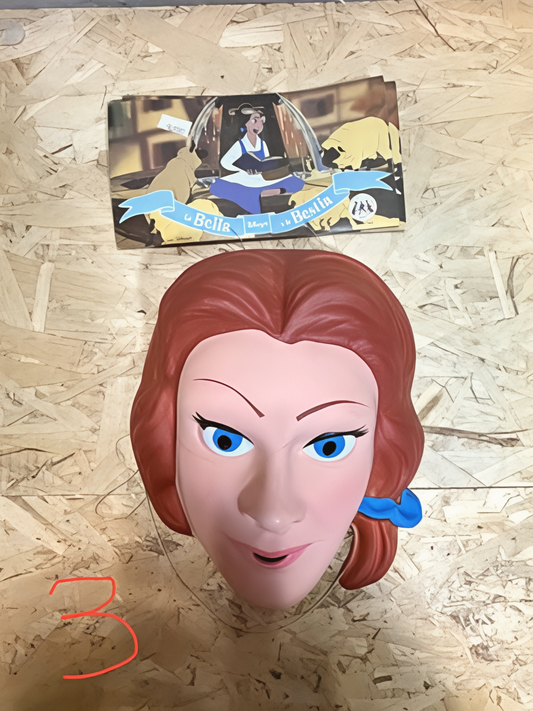 Maschera di Bella e la Bestia Disney Sarti Milano anni 93