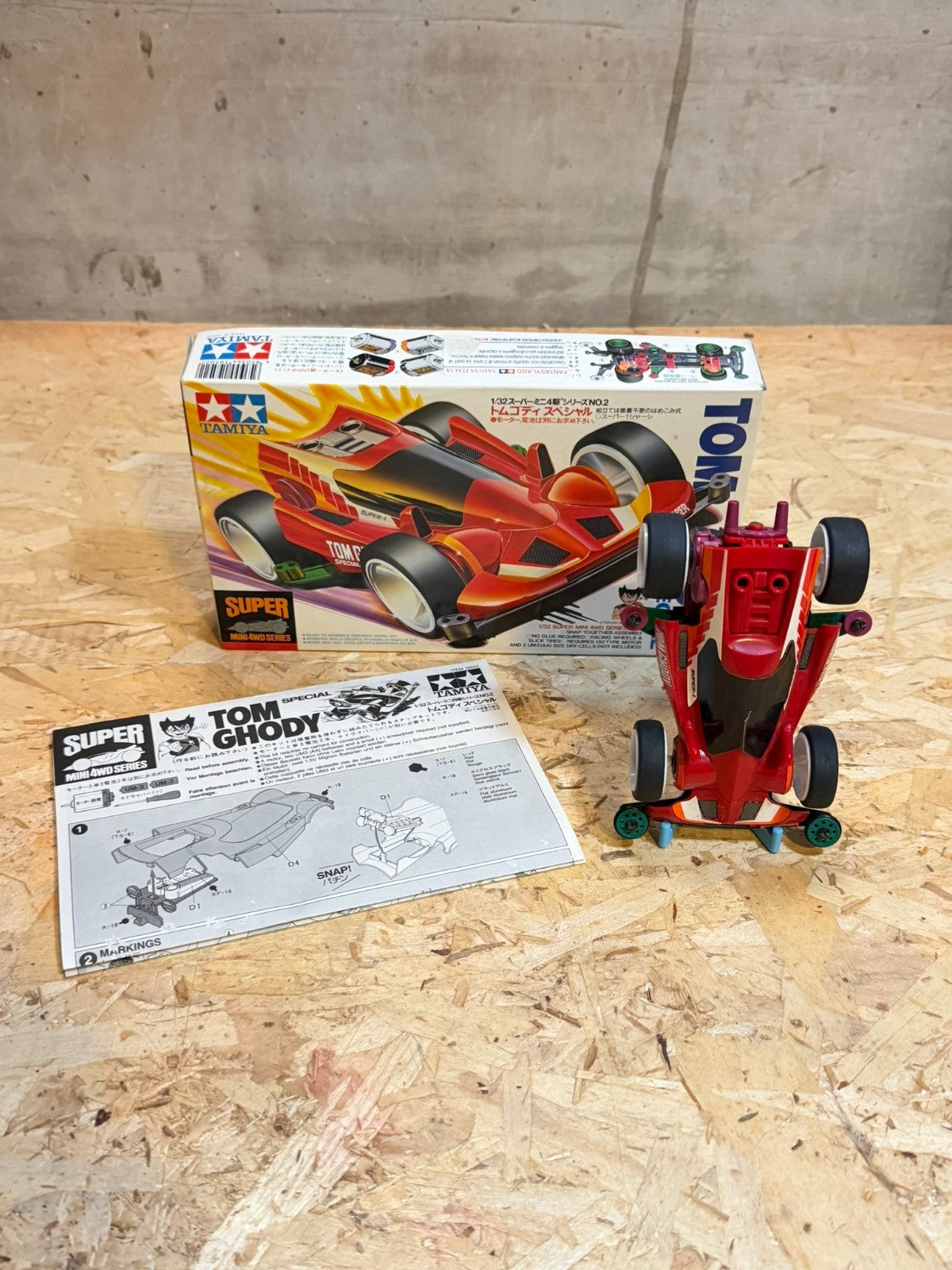 TAMIYA 19502 SUPER Mini 4WD TOM GHODY SPECIAL Super-1 Chassis  ORIGINALE
