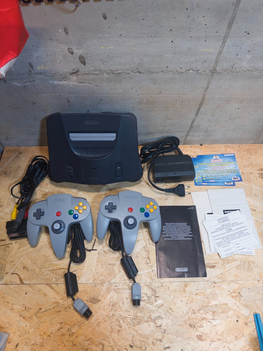 CONSOLE NINTENDO 64 / N64 IN VERSIONE PAL CON 2 JOYPAD