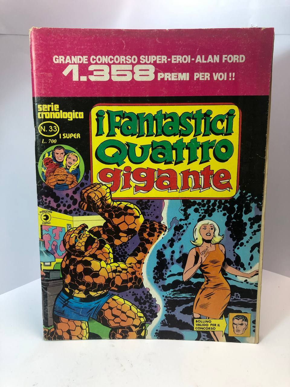 I fantastici quattro gigante ed. Corno lotto sette fumetti