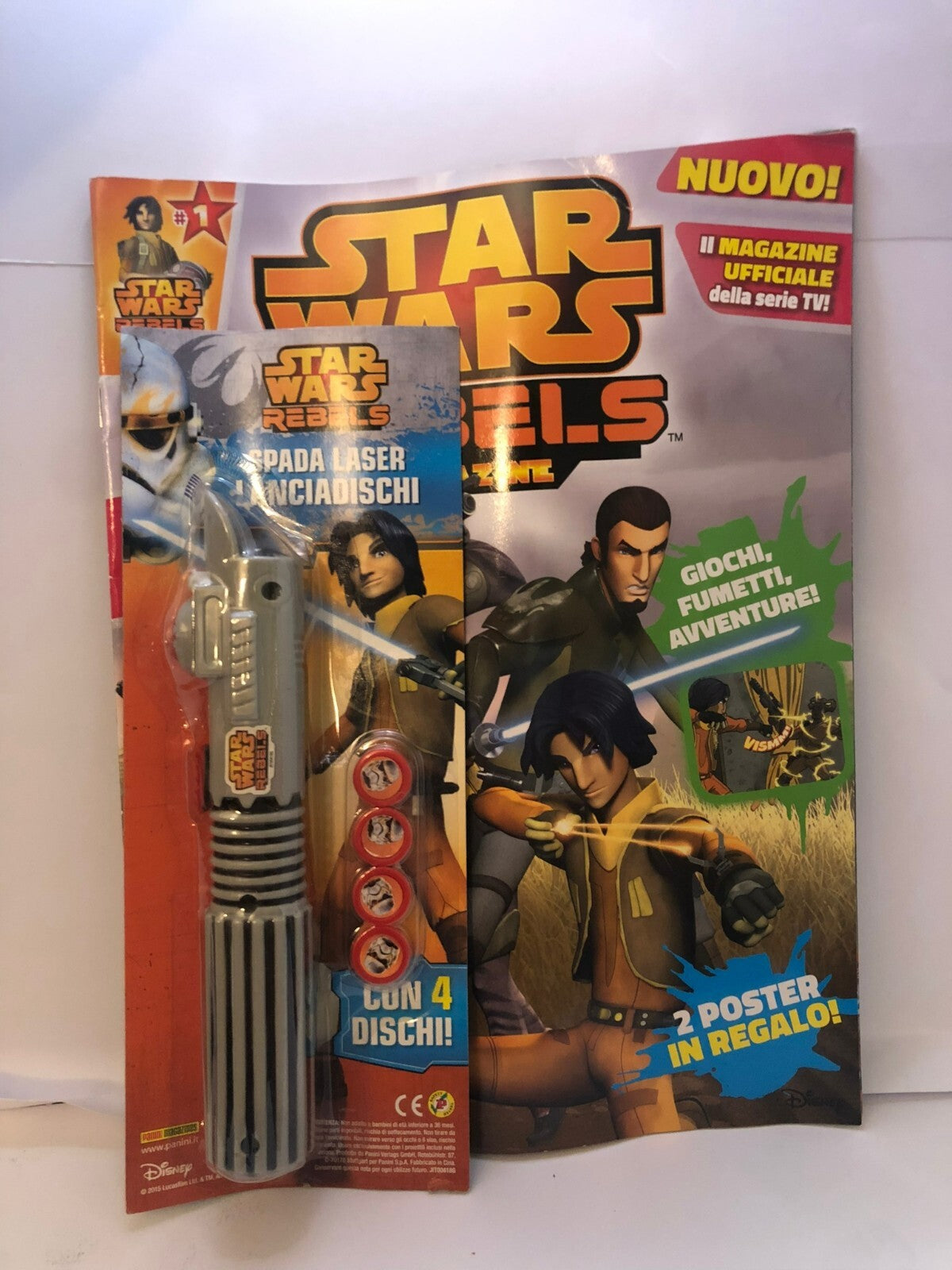 Star Wars Rebels Magazin #1: Ring-Rennen + spada laser lanciadischi