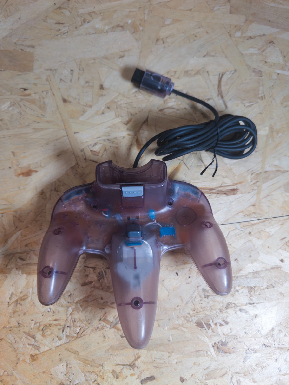 Controller Joystick Nintendo 64 N64 Originale Clear Viola Trasparente RARO