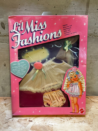 ABITO LIL MISS FASHIONS BABY DOLL 4882 MATTEL 1989 MATTEL - Fondo di magazzino