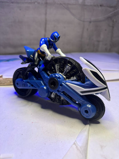 Bandai 2010, Power Rangers, Samurai Disco Cycle, Blue Ranger, #BR65