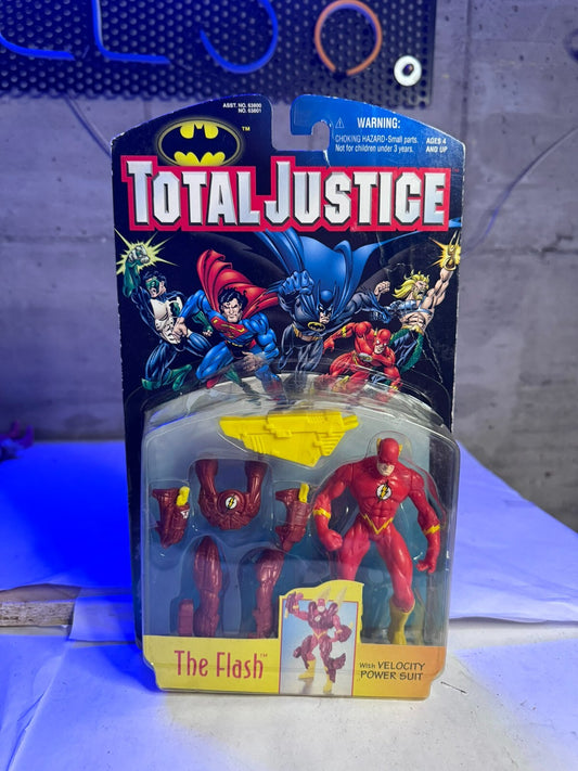 Total Justice The Flash with Velocity Power Suit Action Figure #63801 NRFP 1996