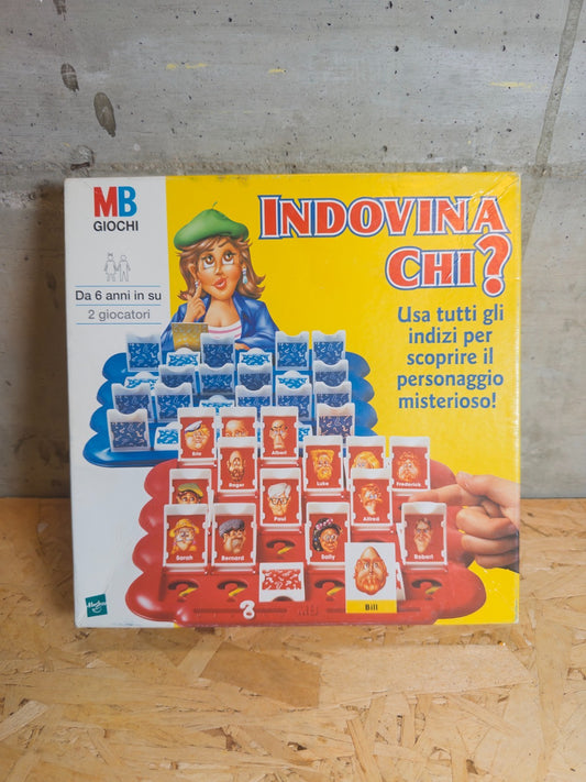 INDOVINA CHI? gioco da tavolo vintage (mb)