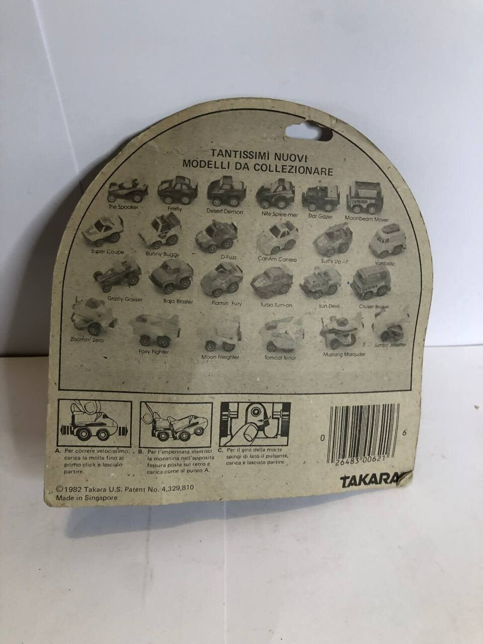 TAKARA PENNY PLANES Penny Racers - Giro della Morte - 621 Sigillato MISB MOC NEW