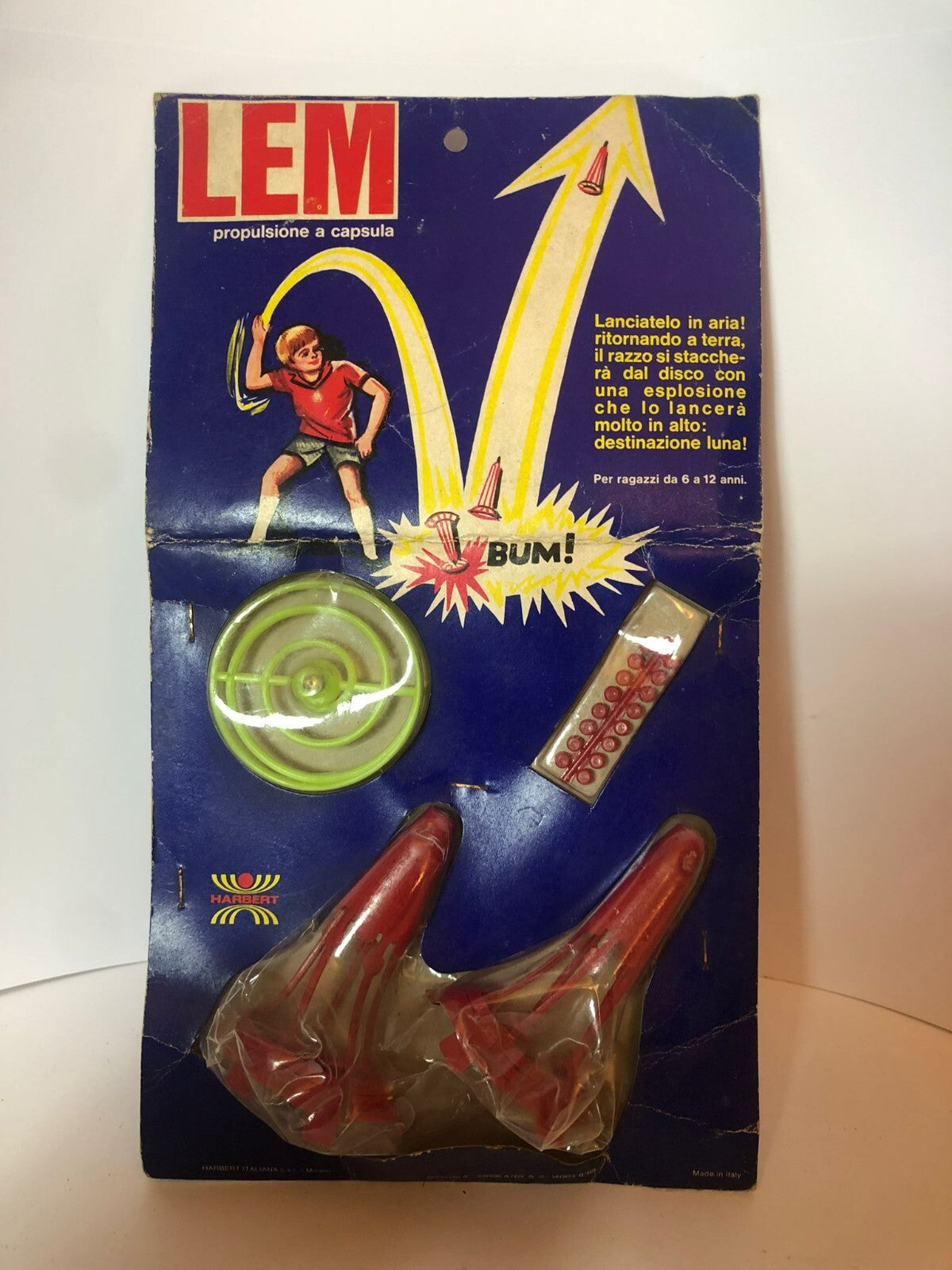 HARBERT LEM PROPULSIONE A CAPSULA BUM! 1970 NUOVO SIGILLATO VINTAGE