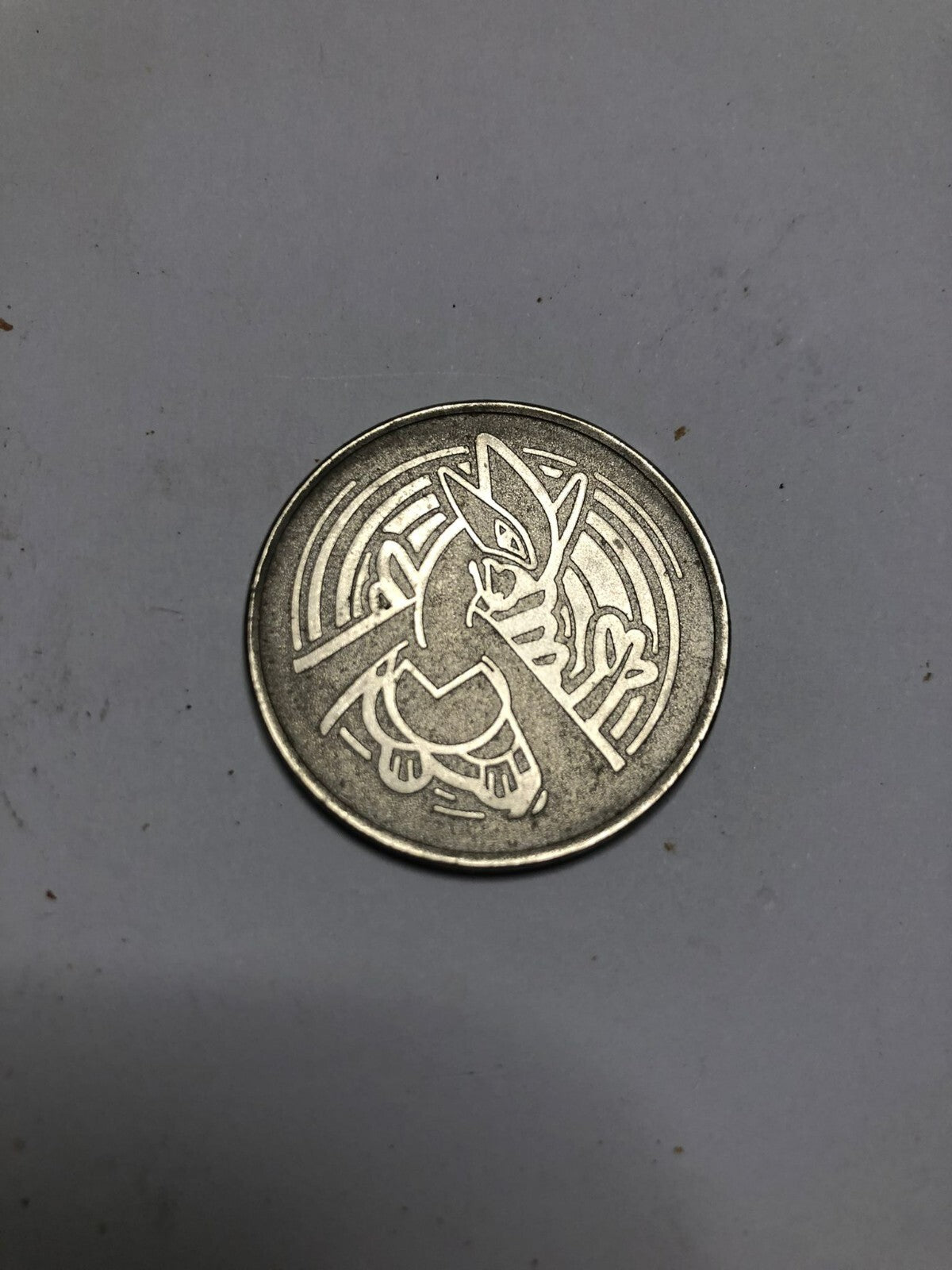 Pokémon Moneta Coin LUGIA - Nintendo 2000 - Gettone Metallo Metal