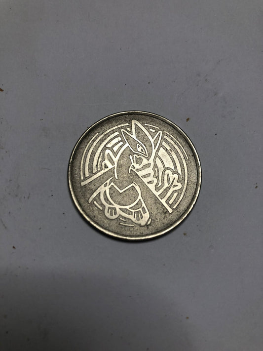 Pokémon Moneta Coin LUGIA - Nintendo 2000 - Gettone Metallo Metal