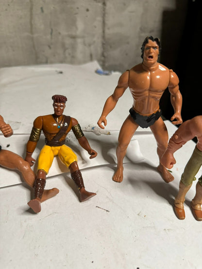 Lotto Action figure Tarzan Trendmasters 5 personaggi