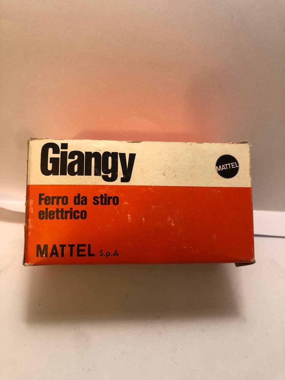 1968# RARE MATTEL MEBETOYS MINI IRON GIANGY MINI FERRO DA STIRO NUOVO IN BOX[BA]