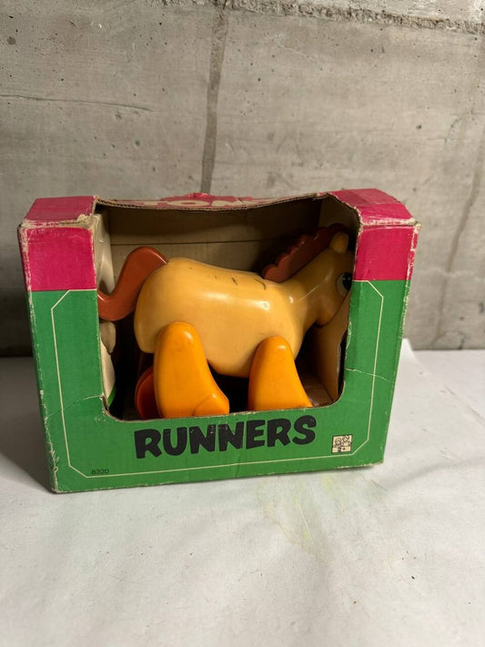 Runners - giocattolo da traino vintage giocattolo cavallo figura 12 cm Tomy