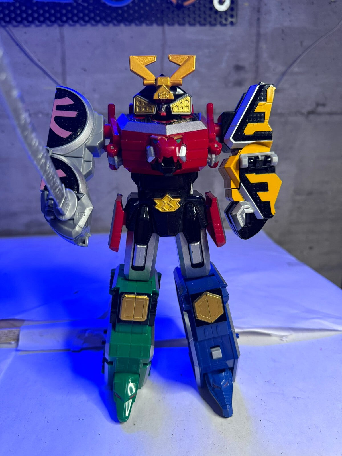 Power Rangers Samurai Sentai Shinkenger DX Shinkenoh Megazord BANDAI 2008. Raro