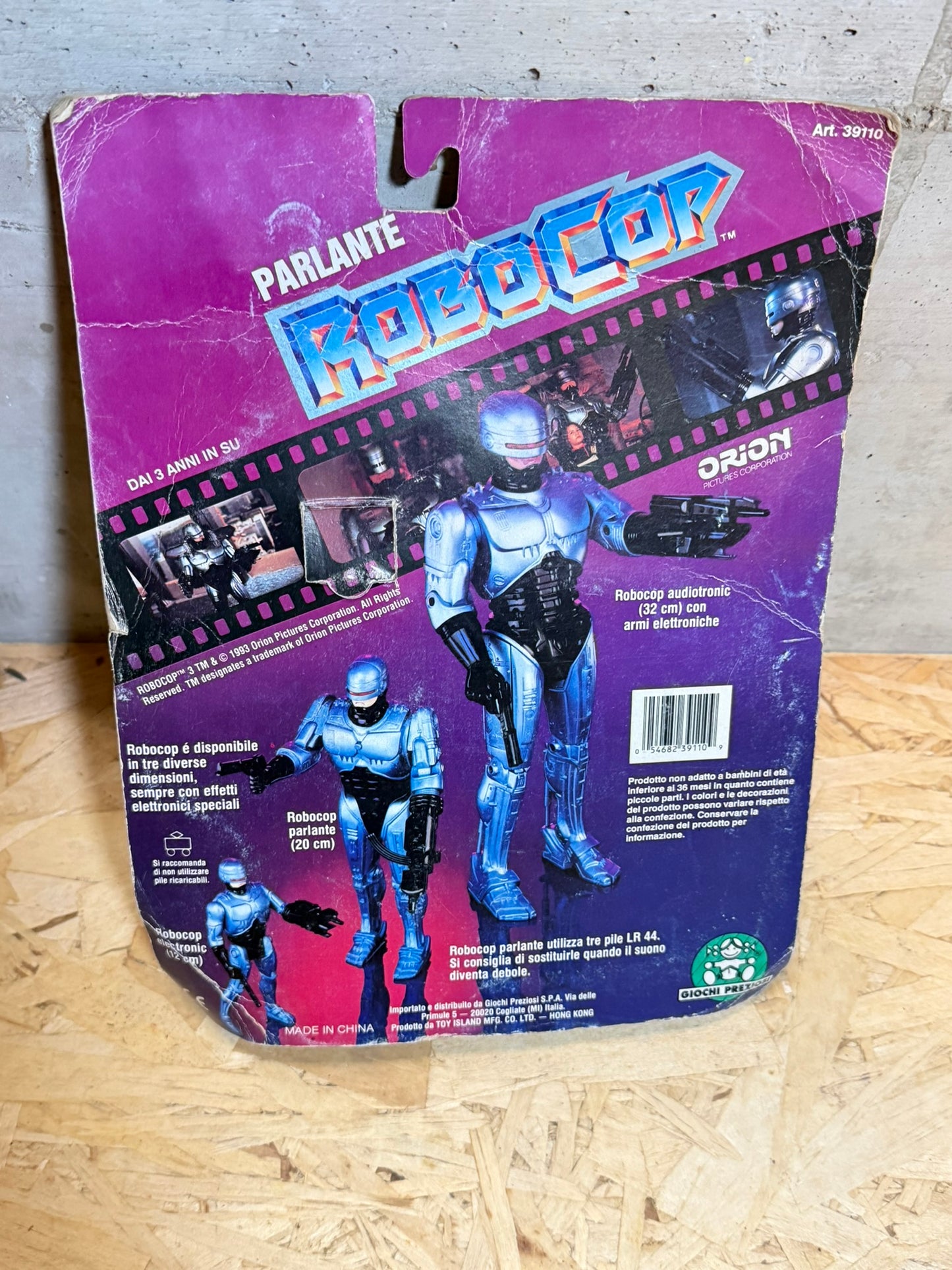 ACTION FIGURE GIOCHI PREZIOSI ROBOCOP SET ARMI orion toy island