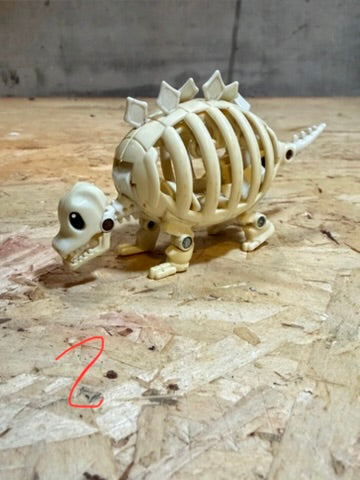 Vintage Egg Monster Dinosaur 1987 Bandai Stegosaurus