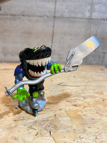 Vintage 1995 Mattel Street Sharks Streex Blade con maschera e bastone da hockey