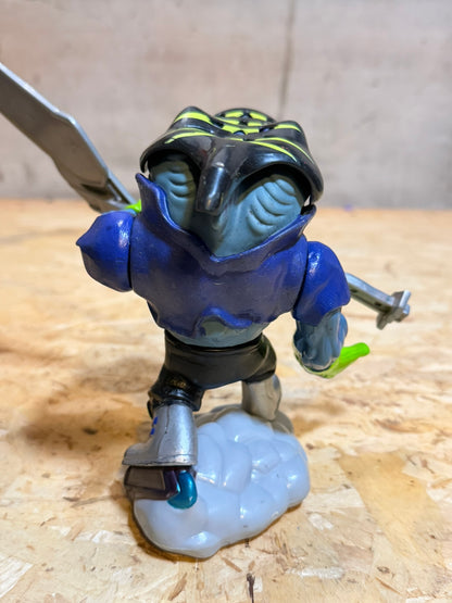 Vintage 1995 Mattel Street Sharks Streex Blade con maschera e bastone da hockey