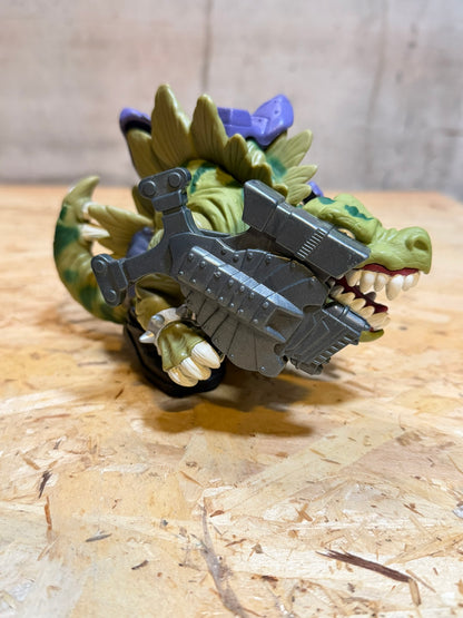 Modellino Mattel Street Sharks Extreme Dinosaurs Stegz 1996 senza disco