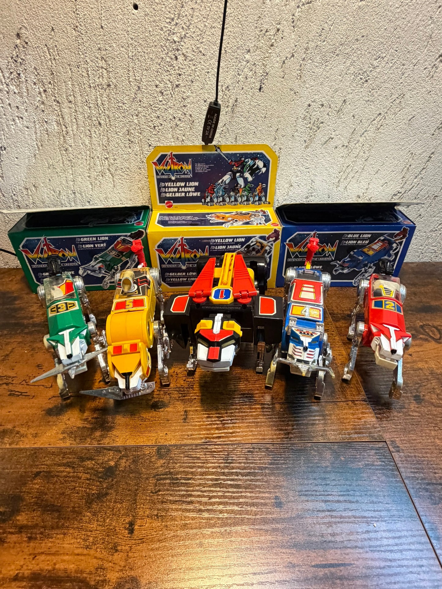 Modellino Voltron III Lion Force 1984 INcompleto vintage Panosh Place