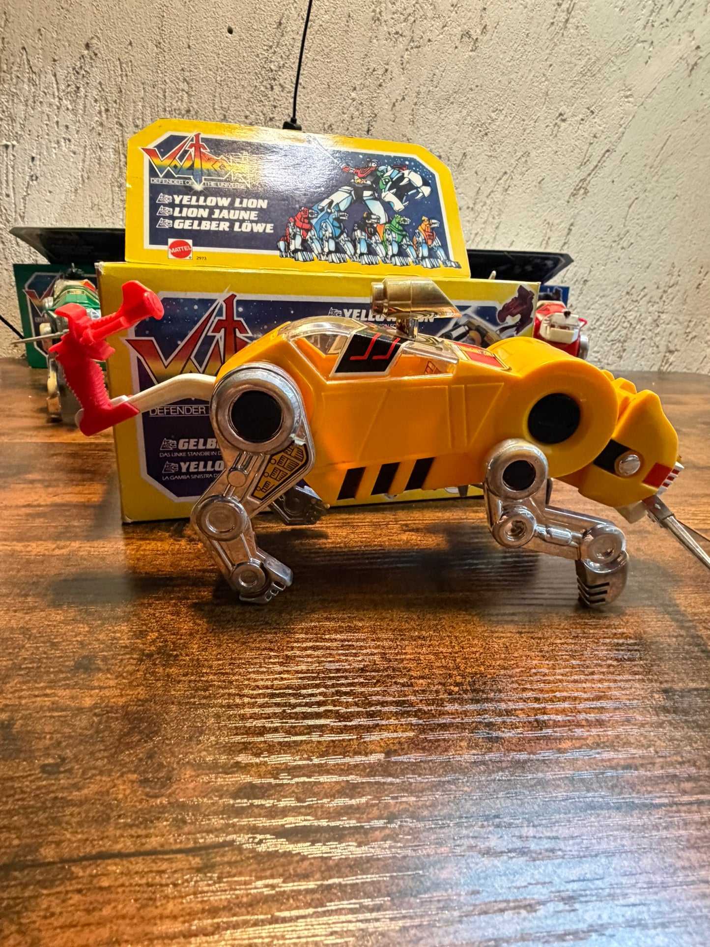 Modellino Voltron III Lion Force 1984 INcompleto vintage Panosh Place