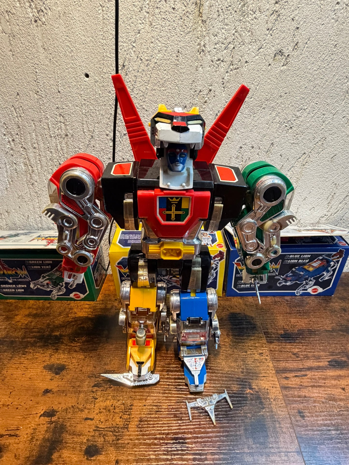 Modellino Voltron III Lion Force 1984 INcompleto vintage Panosh Place