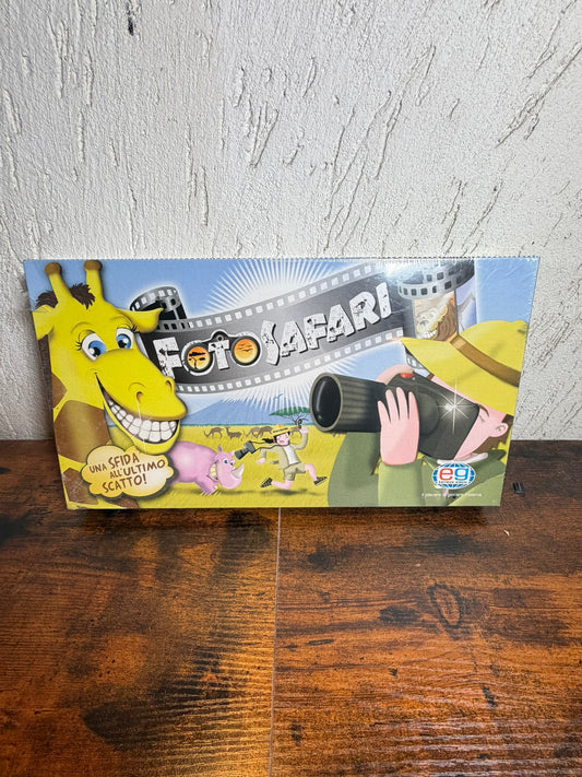 VINTAGE GIOCO DA TAVOLO FOTOSAFARI ANIMALI FOTO SAFARI EG EDITRICE GIOCHI NUOVO