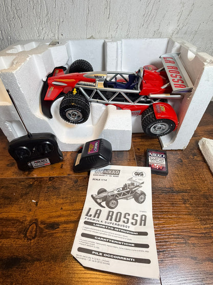 LA ROSSA GIG NIKKO FORMULA SUPERBUGGY ROSSA RC RADIOCOMANDI Non funziona corret