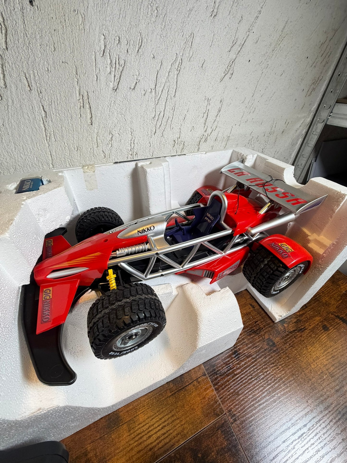 LA ROSSA GIG NIKKO FORMULA SUPERBUGGY ROSSA RC RADIOCOMANDI funzionante