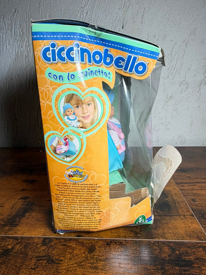 Cicciobello ciccinobello con zainetto bambolotto nuovo scatola rovinato