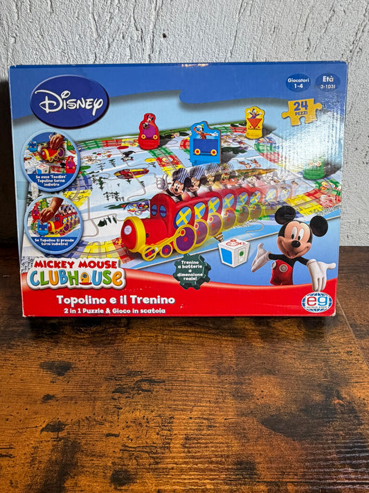 mickey mouse club house topolino e il trenino (treno non funzionante)